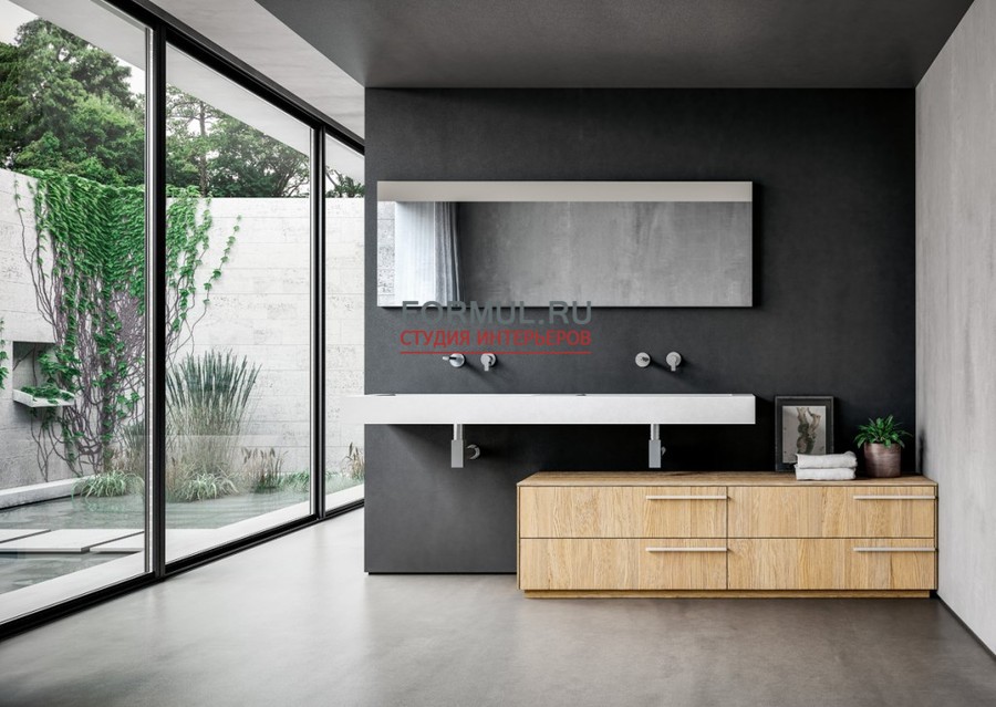 Комплект мебели для ванной Idea Group Sense